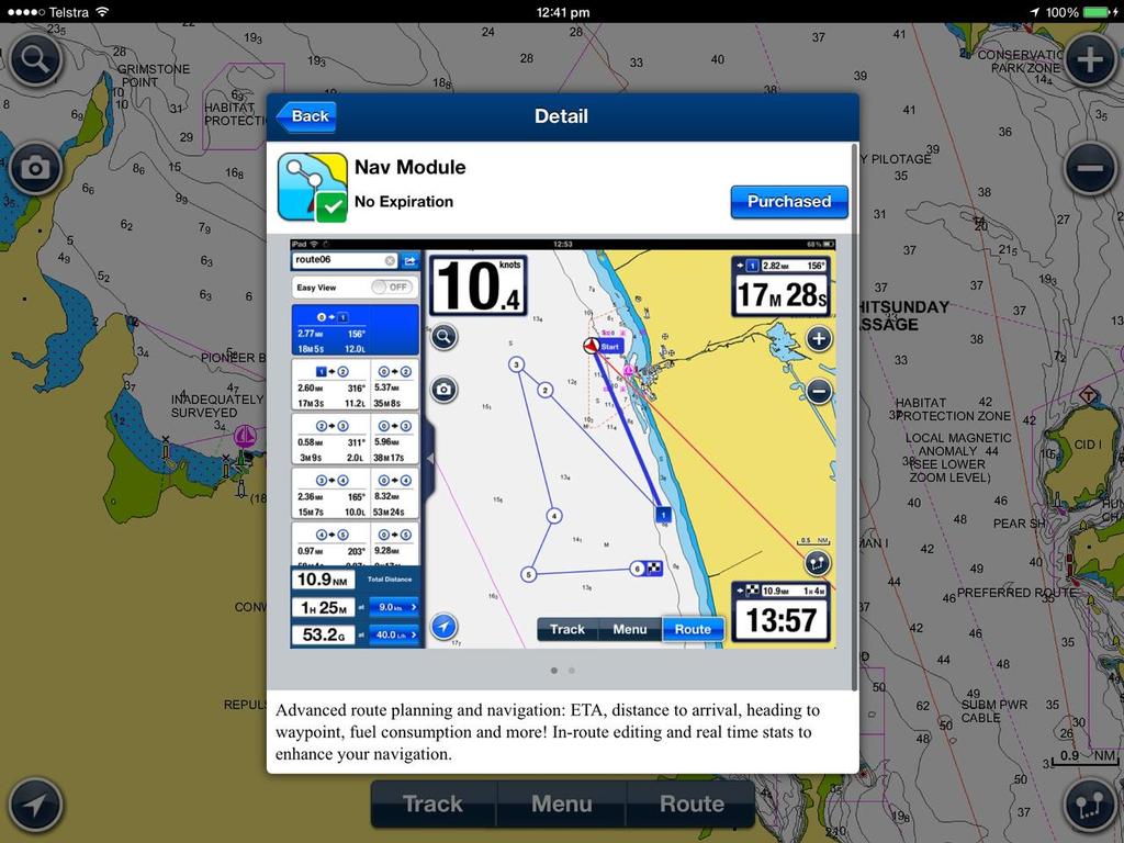 Navionics Nav Module ©  SW